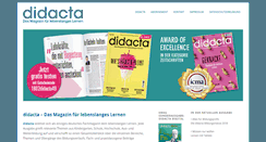 Desktop Screenshot of didacta-magazin.de